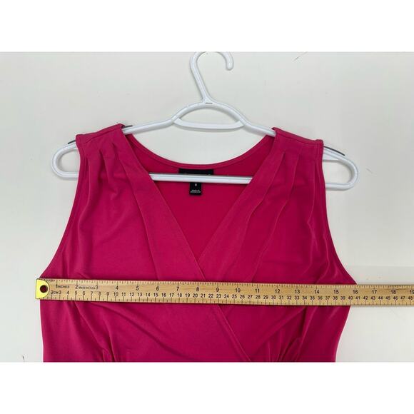 Fashion Bug Womens Dress Size Small Pink Black Sleeveless - Picture 8 of 11